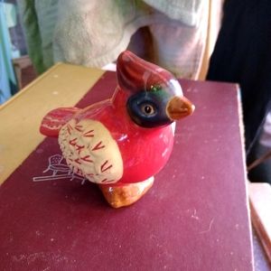 Vintage Ceramic Cardinal Bird
